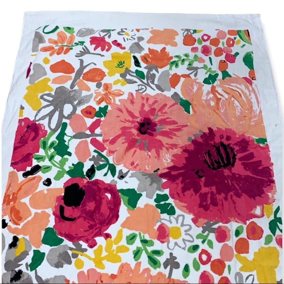 ♠️❤️kate spade New York 100% Cotton Oversized Beach Towel Beautiful Floral - Picture 2 of 15